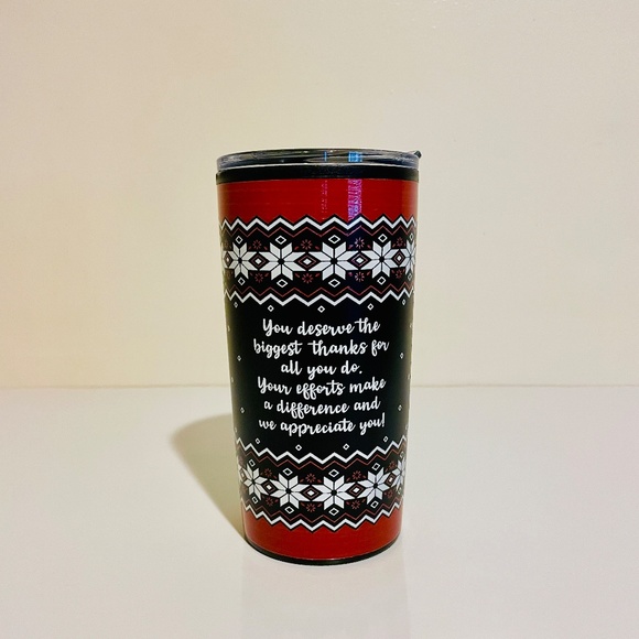 Scrabble Letter P Mug and Holiday Christmas Sweater Design Travel Mug Bundle - Picture 9 of 11